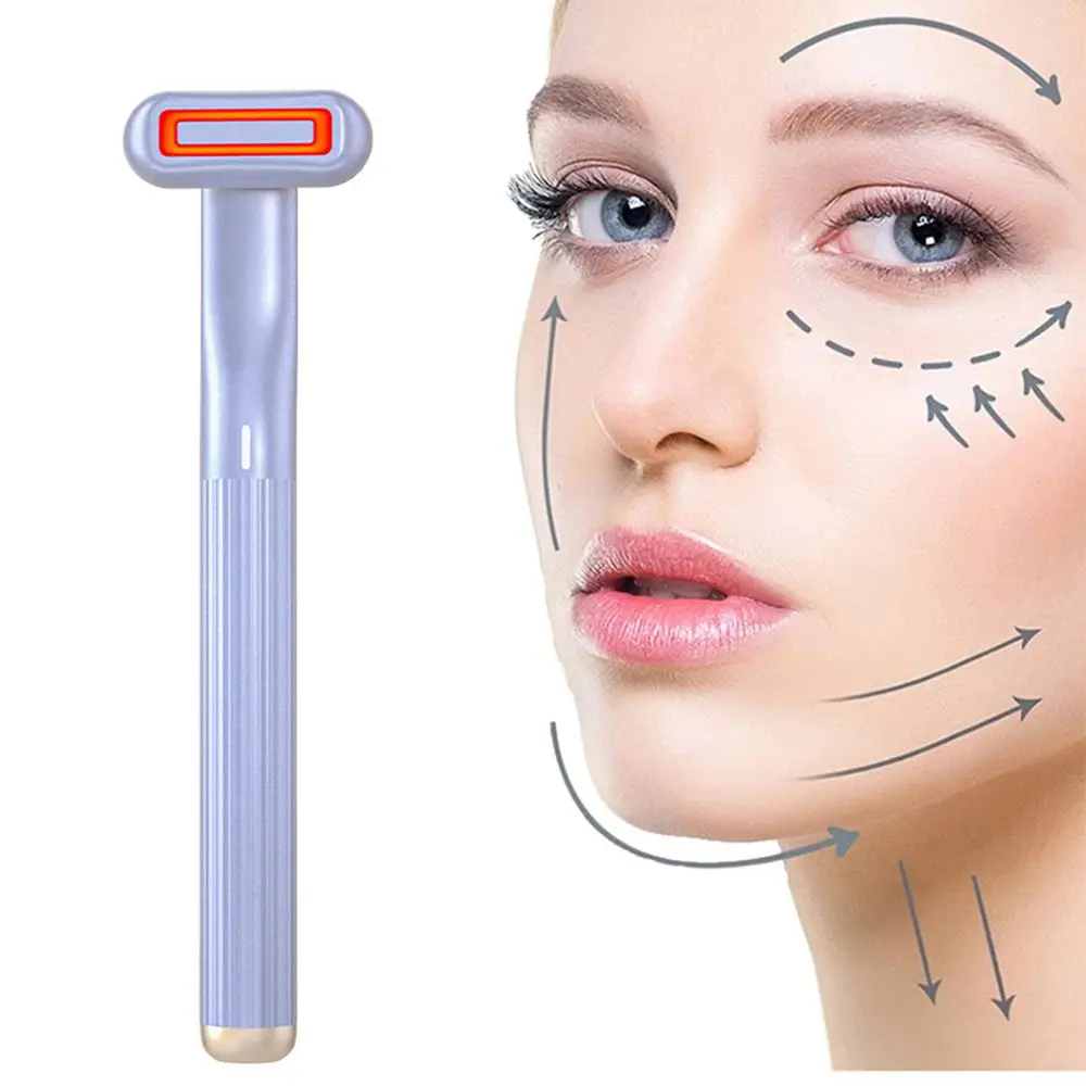 

USB Rechargeable Vibrating Eye massager eliminates dark eye circles EMS Heating Eye beauty massage instrument