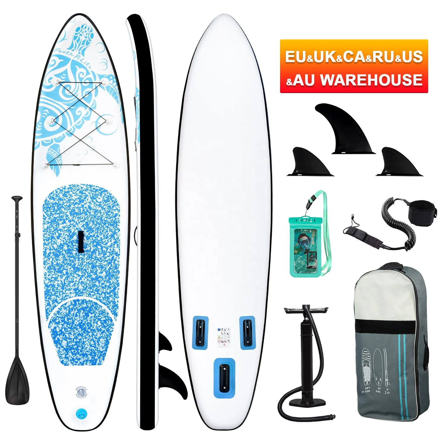 

Feath-R-Lite waterplay surfing Dropshipping CE  inflatable stand up paddle board wakeboard board inflatable surfboard