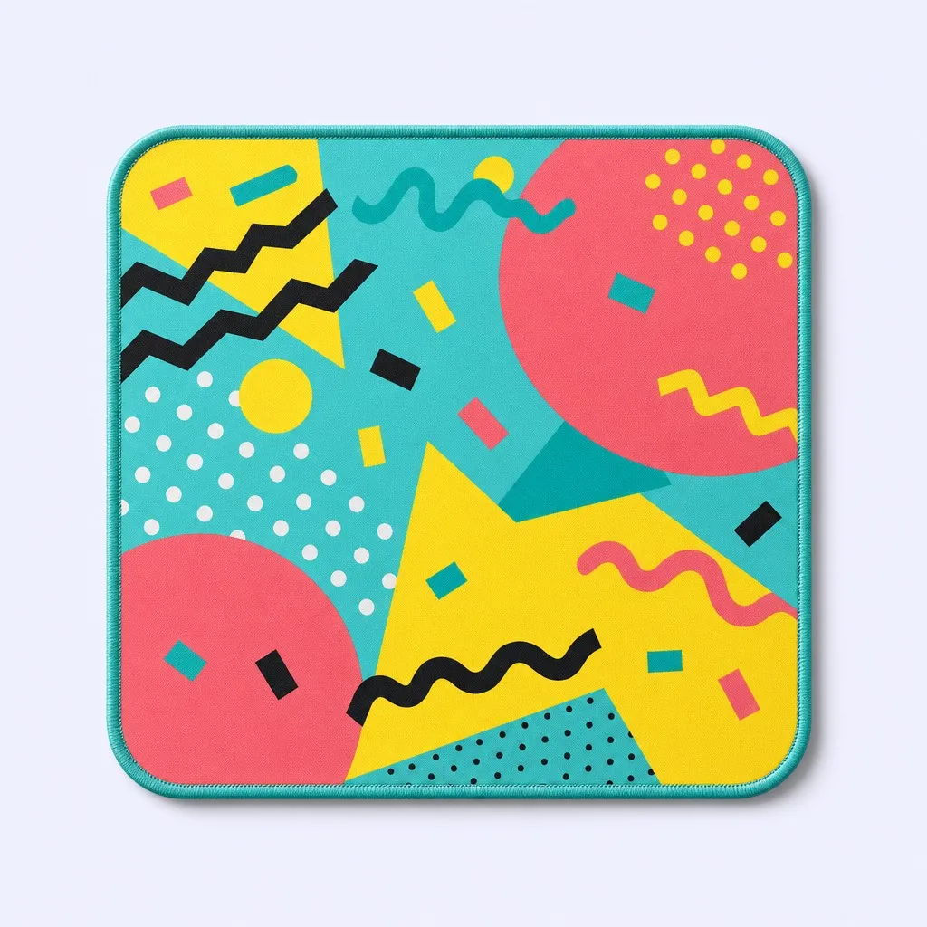 90s Memphis Revival Pop Mat