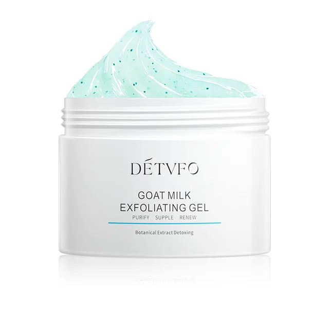 

New Style Deeply Hydrates Face Cleaning Scrub Gel Goat Milk Gentle Exfoliating Gel