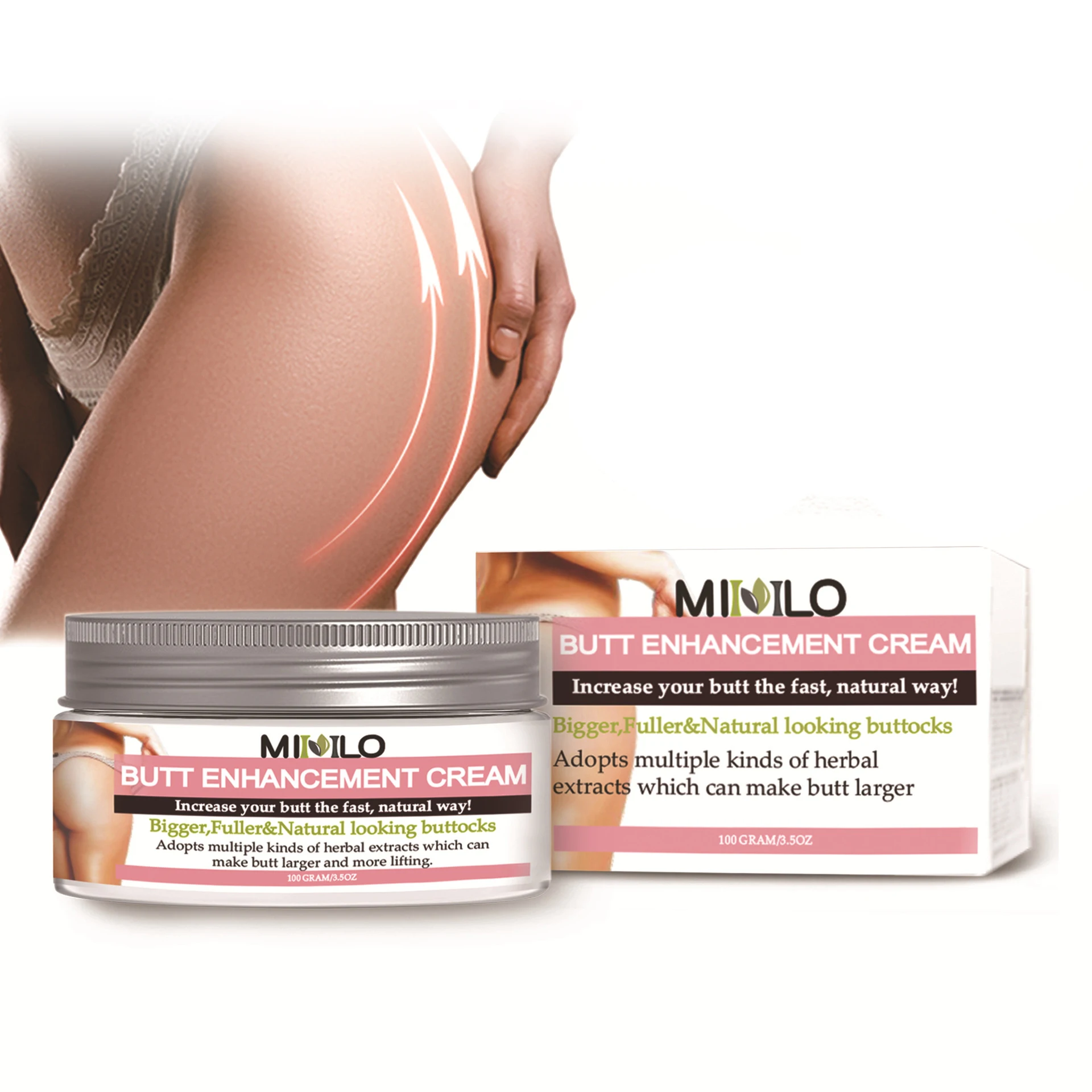 

High Quality Best Women Hip Lift Up Cream Organic Side Free Effects Massage Butt Enhancement Cream