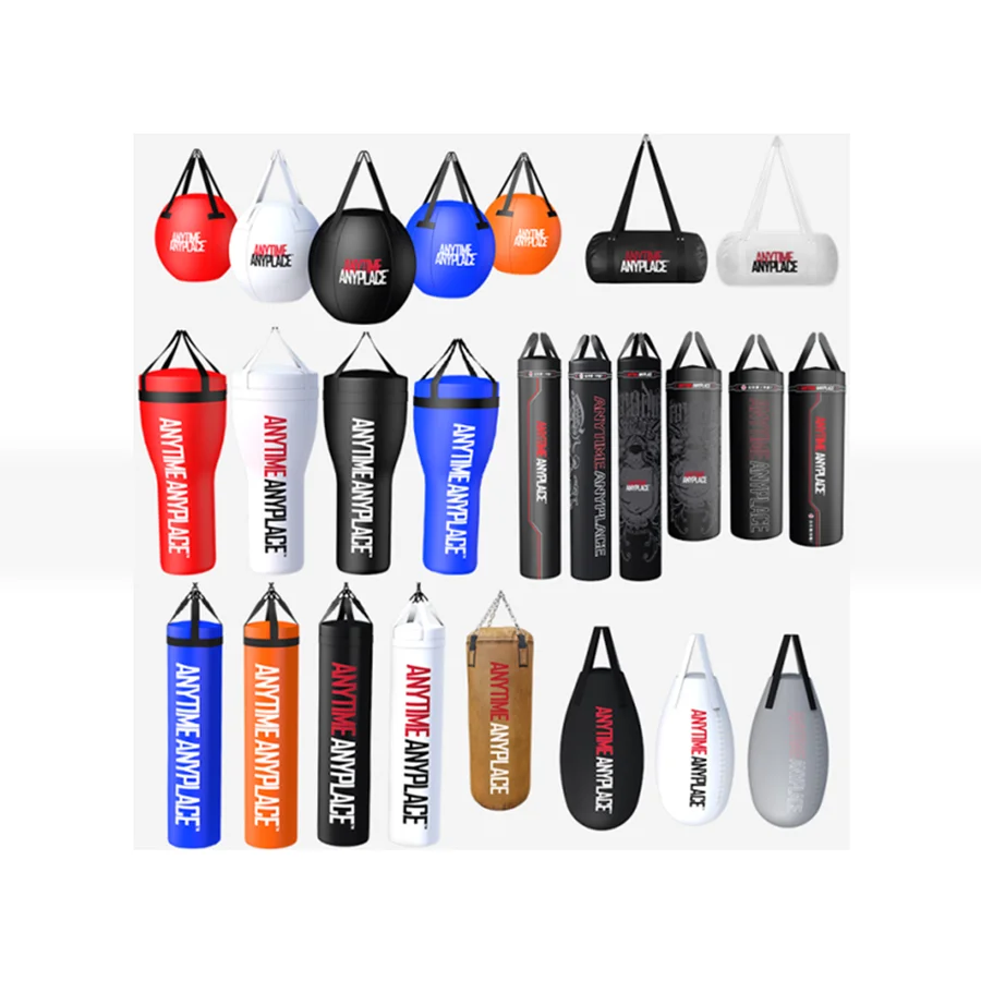 

1/6 MMA PunchinG bag Custom Logo Fitness Boxing punching bags & sand bags waterproof easy clean, Customized colors