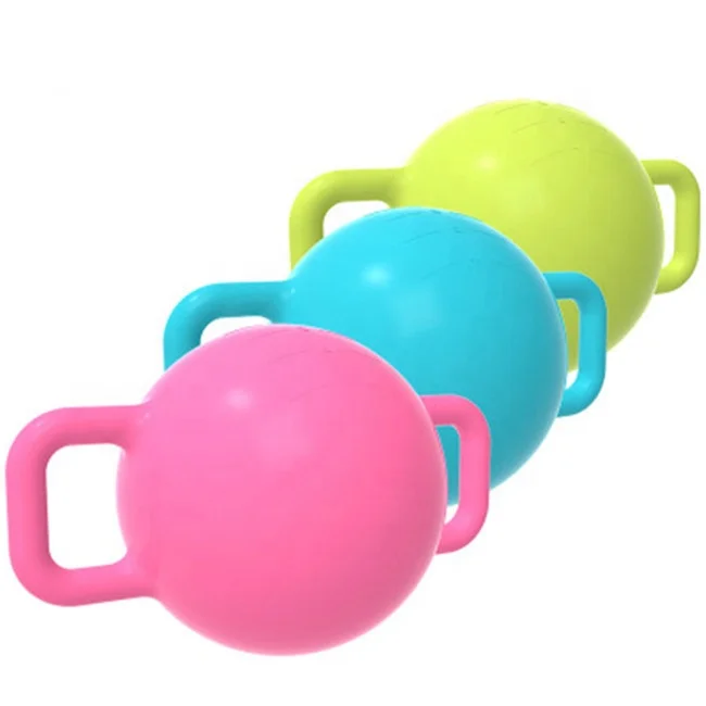 

Manual Adjustment Water Injection Binaural Fitness Personal Training Yoga Slimming Body Dumbbell Water Kettle Bells, Light blue /violet/ light green/ pink