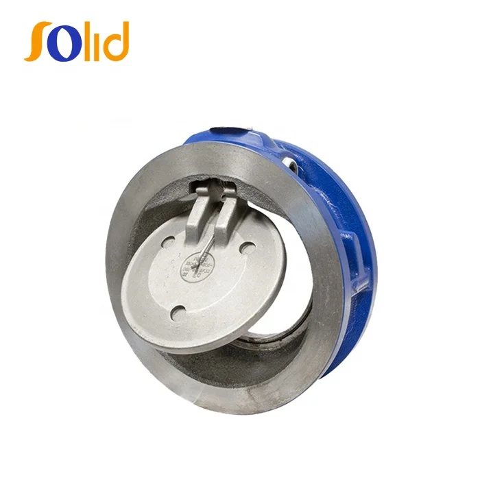 Stainless steel/WCB/CF8/ CF8M Single Disc Wafer Type Flap Check Valve