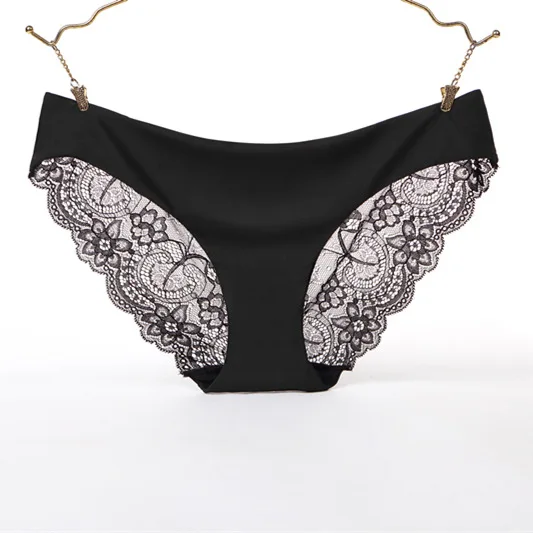 

Wholesale Seamless Bikini Lace Women's Panties Sexy Ladies Underwear thong For Girls G-string, Customized color