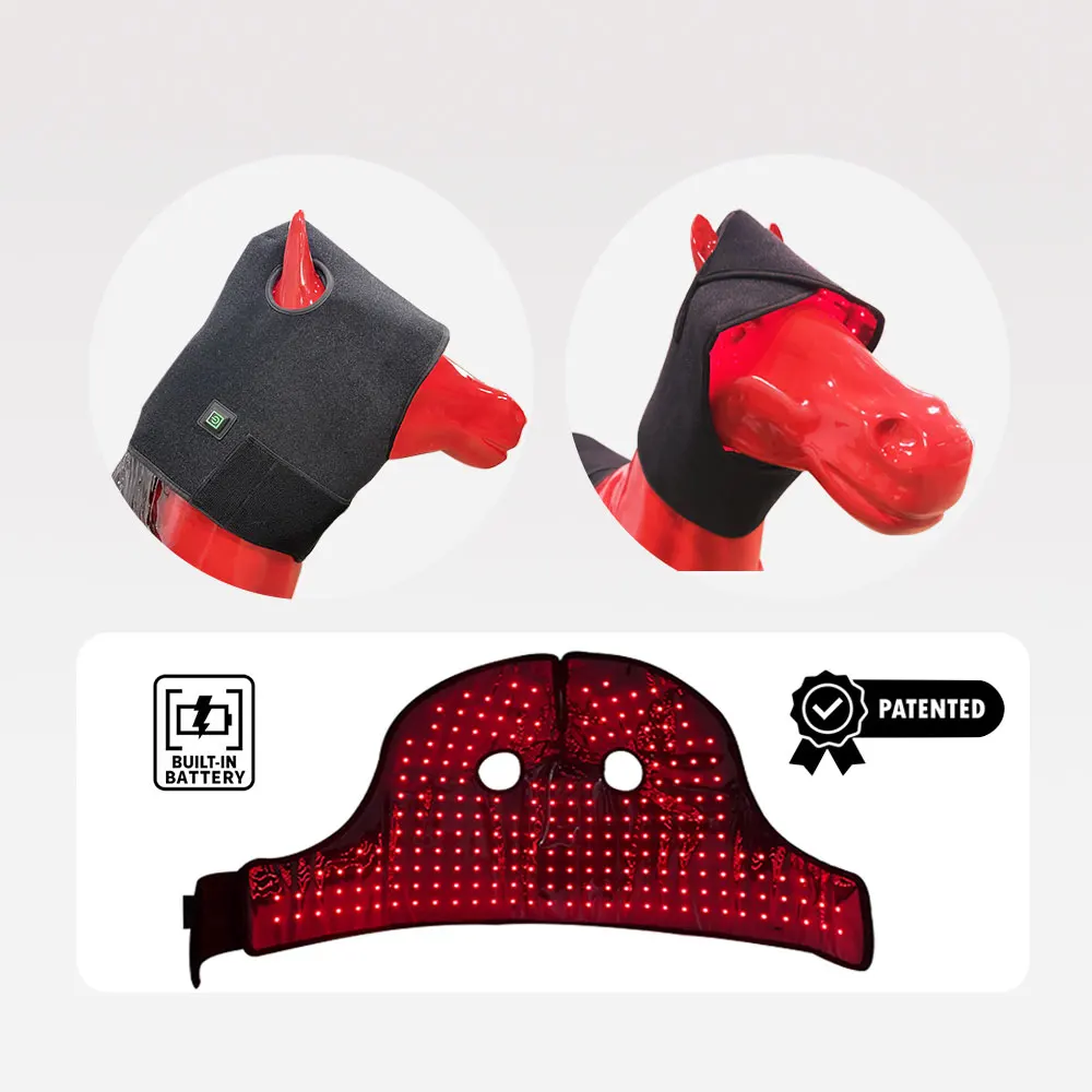 Built-In Battery Infrared Red Light Therapy for Horse Leg Hoof Head 660nm 850nm Horse Care Product