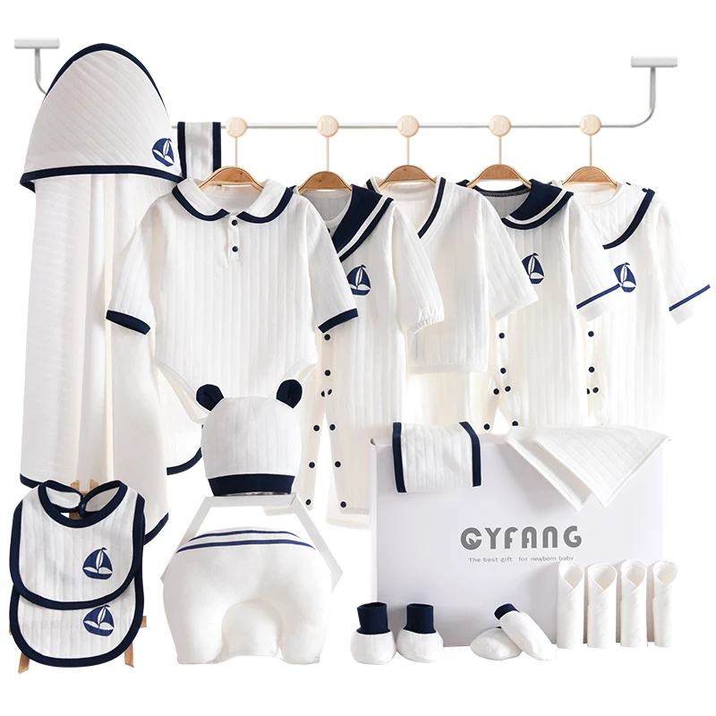 

20Pcs Newborn Baby Clothes Set Infant Clothing Sets 100% Cotton Boys Girls Set Gift Clothes 0-6m Baby Clothes