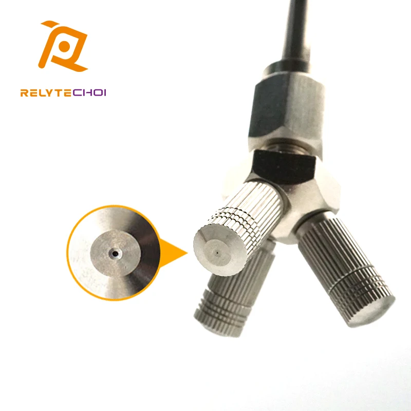 

Factory Sale Easy Instal Customized Fine Fog Stainless Ultra Mist Nozzle For Garden