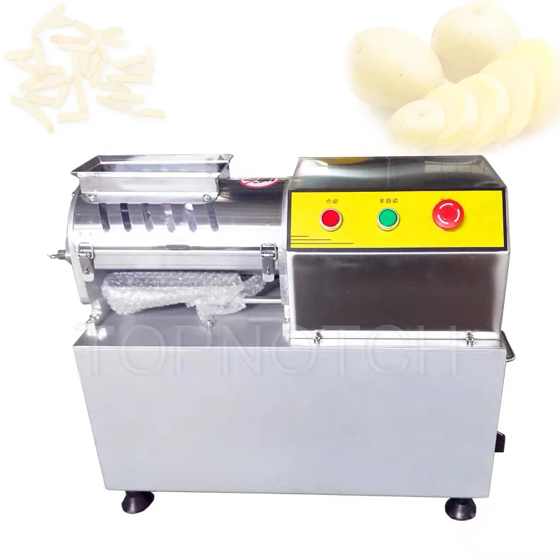 

French Fries Cutter Commercial Electric Potato Chips Slicer Small Vegetable Fruit Cutting Machine Is Simple And Convenient