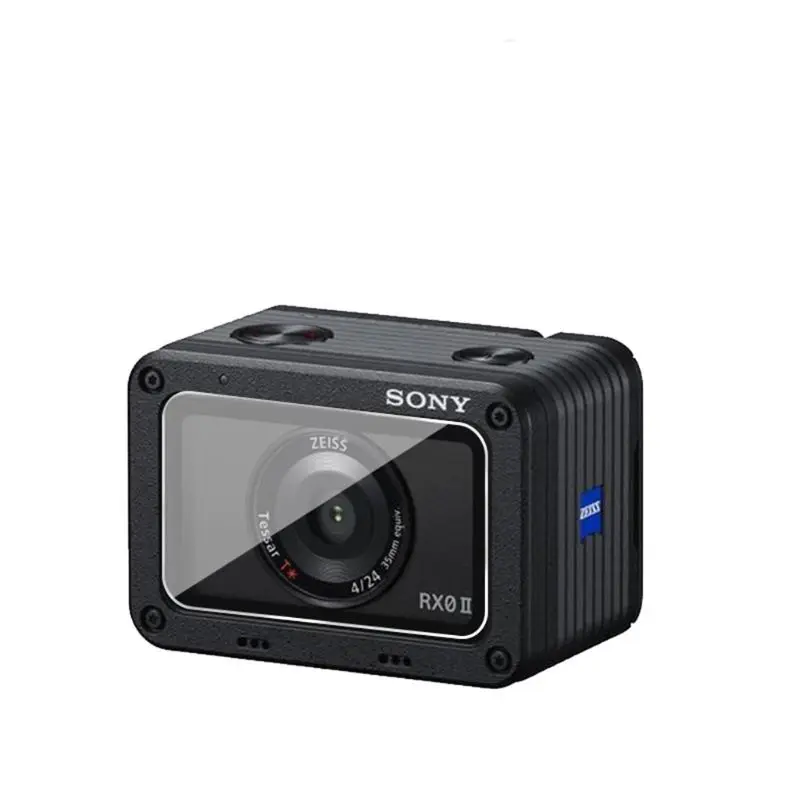 

For Sony DSC-RX0 II RX02 RX0M2 Soft Transparent Tempered Glass Back Camera Lens And LCD Screen Protector Film