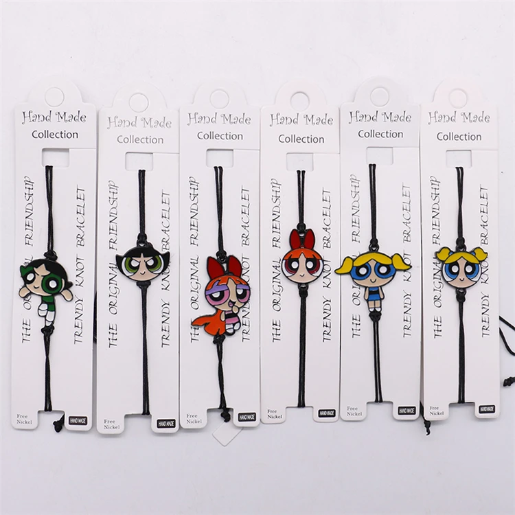 

New model fashion custom design powerpuff girls bracelet charm bracelet, As picture