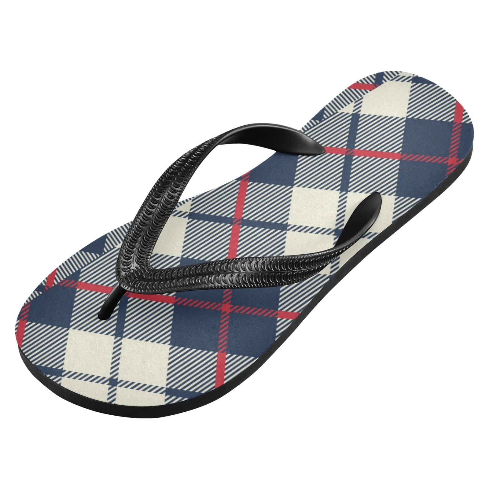 

Outdoor Summer Beach Flat Rubber Women's Sandals Unisex Flip Flops With Logo Men's Slippers