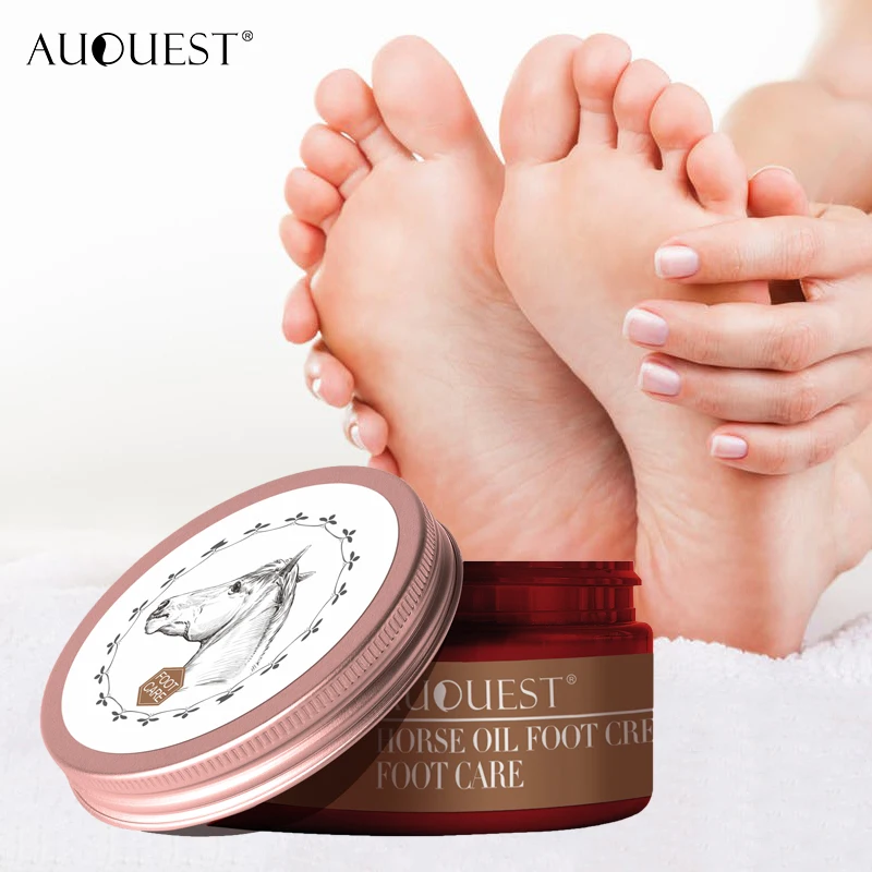 

Manufacturer Private label Skin care Moisturizing Nourishing Horse oil Foot care cream for Women and men, Yellow