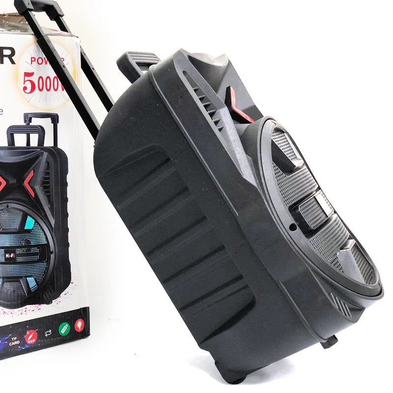 

Pull rod portable Bluetooth wireless speaker DS-1201 bluetooth speaker outdoor