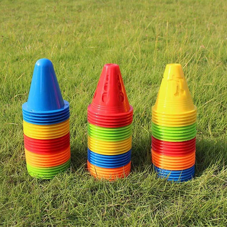 

hot sale slalom cones 3 inches cones for Slalom Skate Roller-Skating, Red, green, orange, yellow, blue