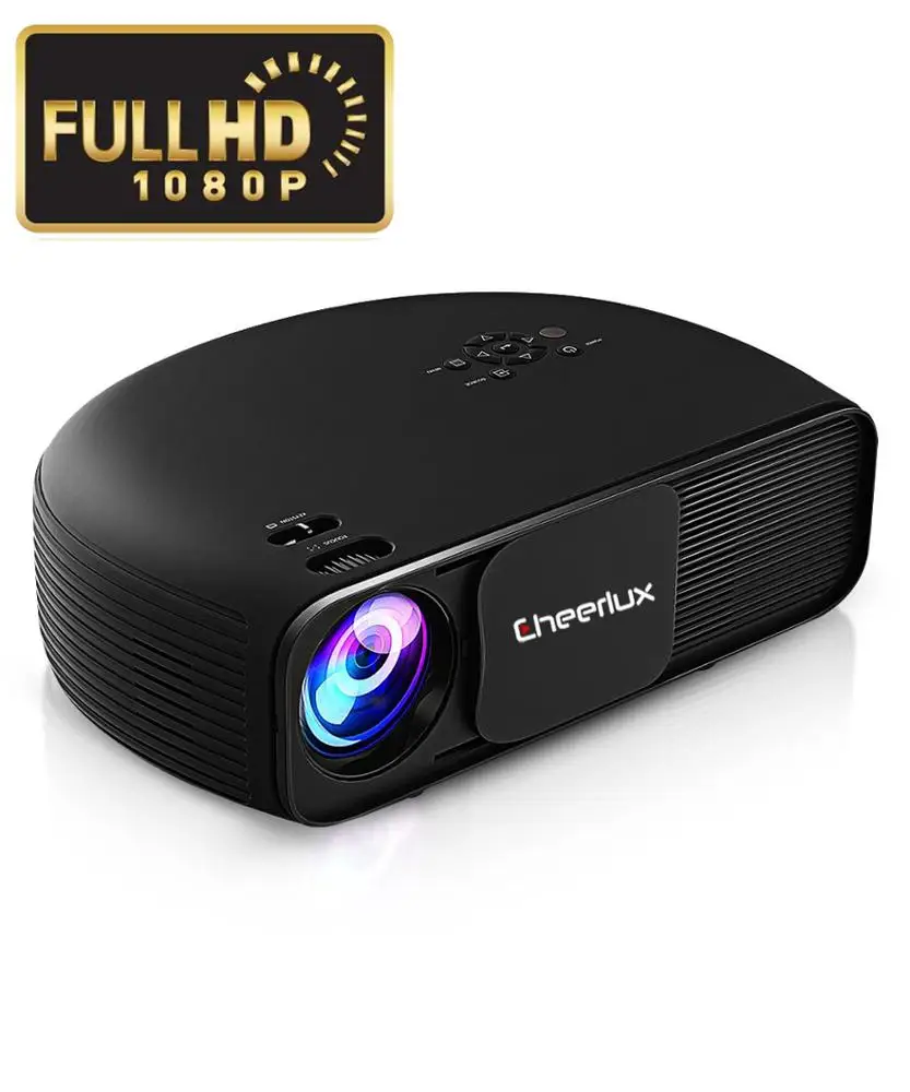 

UPGRADE ! CHEERLUX CL760 NATIVE FULL HD Projector 1080P with 1920 x 1080. 3600 Lumens home use projector amazon top sale