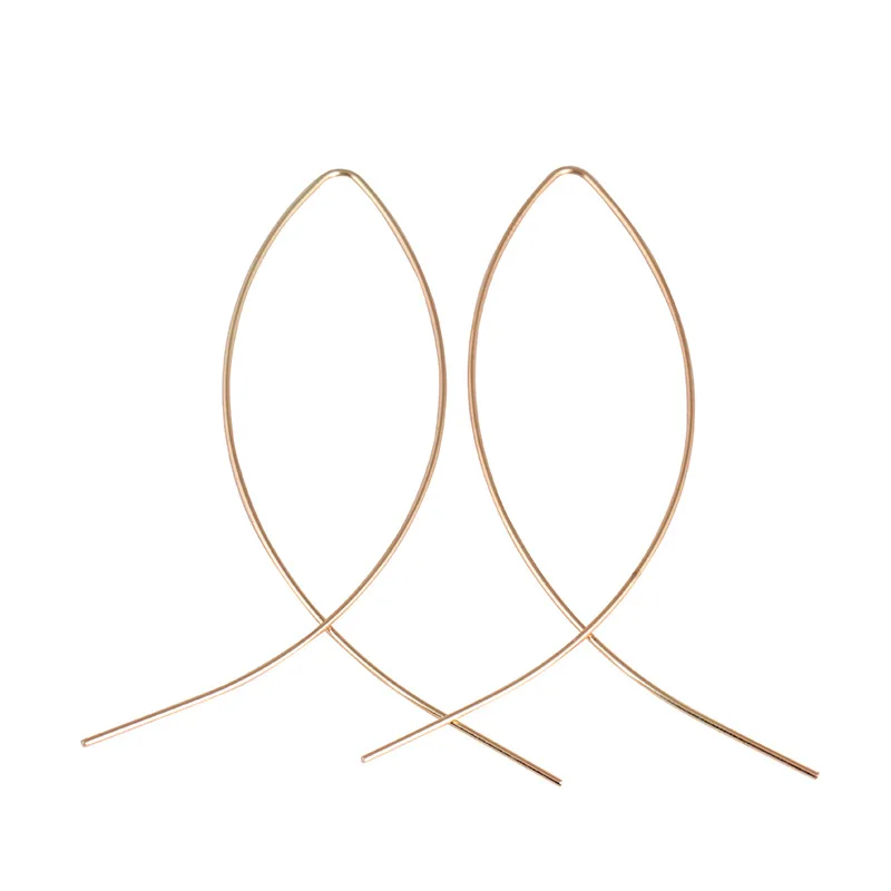 

Factory hot sale metal earrings women famous designer earrings fish scale earrings for parties