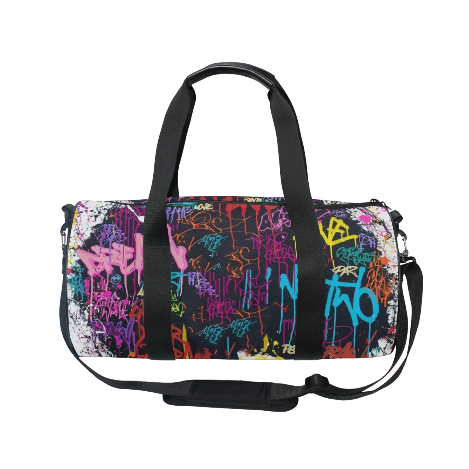 

Unisex Graffiti Womens Weekend Custom Duffle Bags Spend The Night Travel Bag