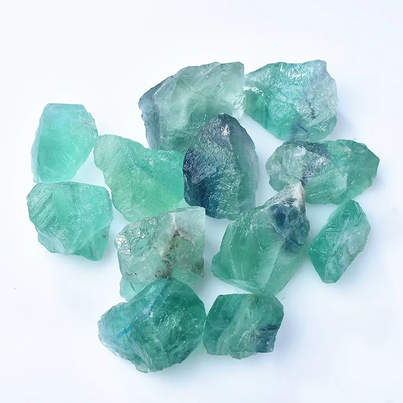 

Wholesale natural quartz bulk raw Crystals healing fluorite rough stone for Home Decoration