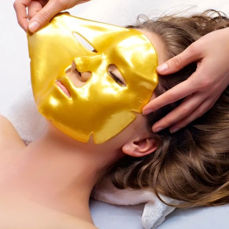 

Amazon Hot Selling Private Label Korea 24K Golden Face Sheet Mask OEM Collagen Crystal Facial Mask, Gold,white,black,pink,transparent,blue