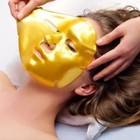 

Amazon Hot Selling FDA Private Label Korea 24K Golden face sheet mask OEM Collagen Crystal Facial Mask