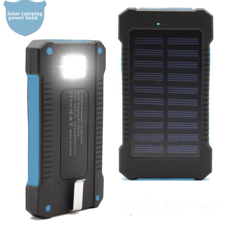 

100% Full Charging by Sunlight Portable waterproof 8000mah, 10000mah, 2000mah, 30000mah solar power bank