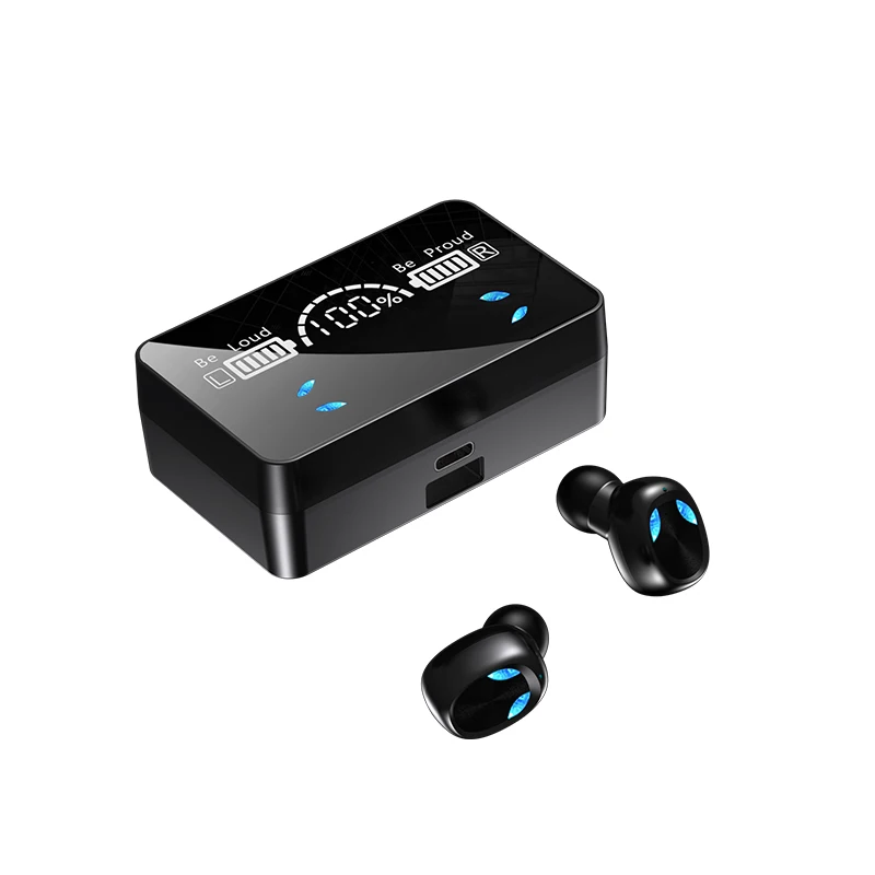 

2022 Factory Earbuds X3 Tws Wireless Earphones Powerbank Power LCD Display F9 Cheap Earbuds Wireless Headphones