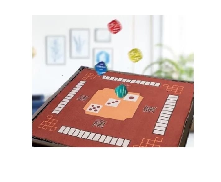 

Hot sale unique design high quality Mahjong table cloth, Colorful