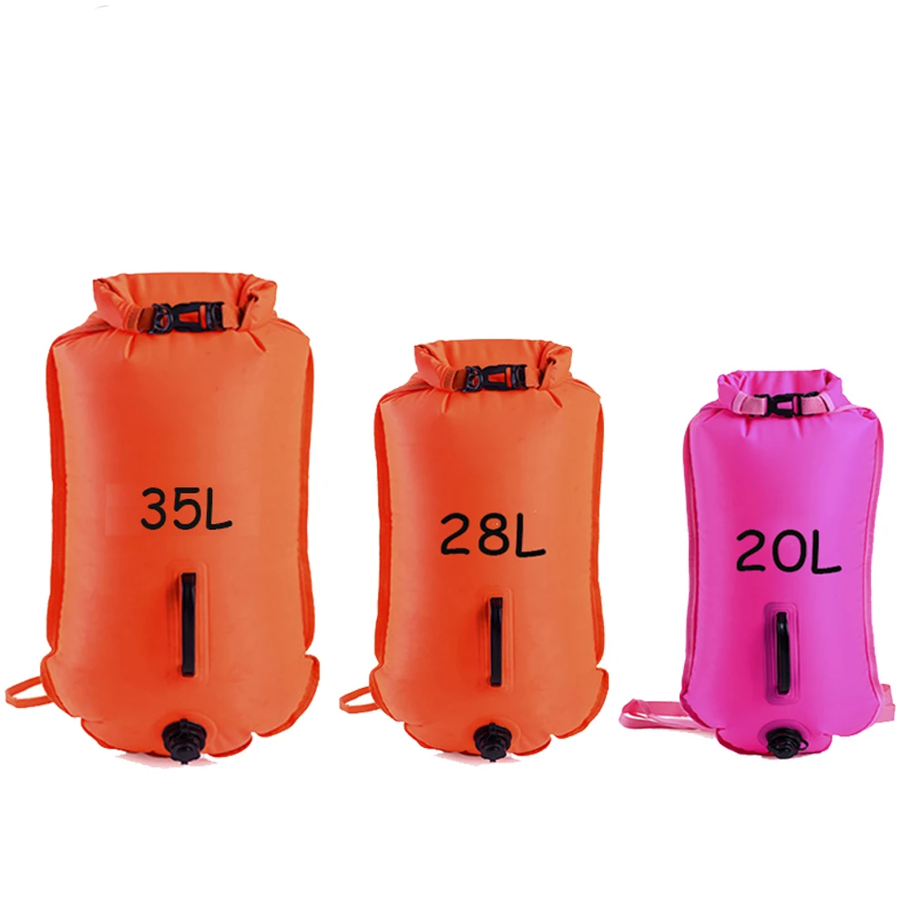 

Triathlon Swim Life Safeti Buoy For Open Water Swimming, Yellow orange pink