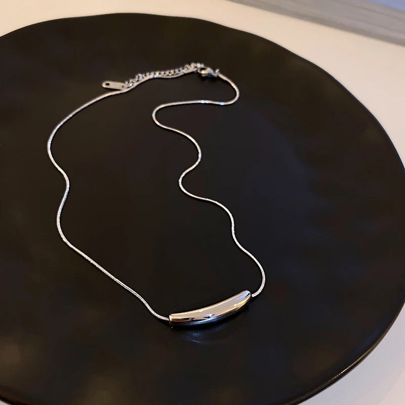 

fashion snake chain pendant geometric necklace