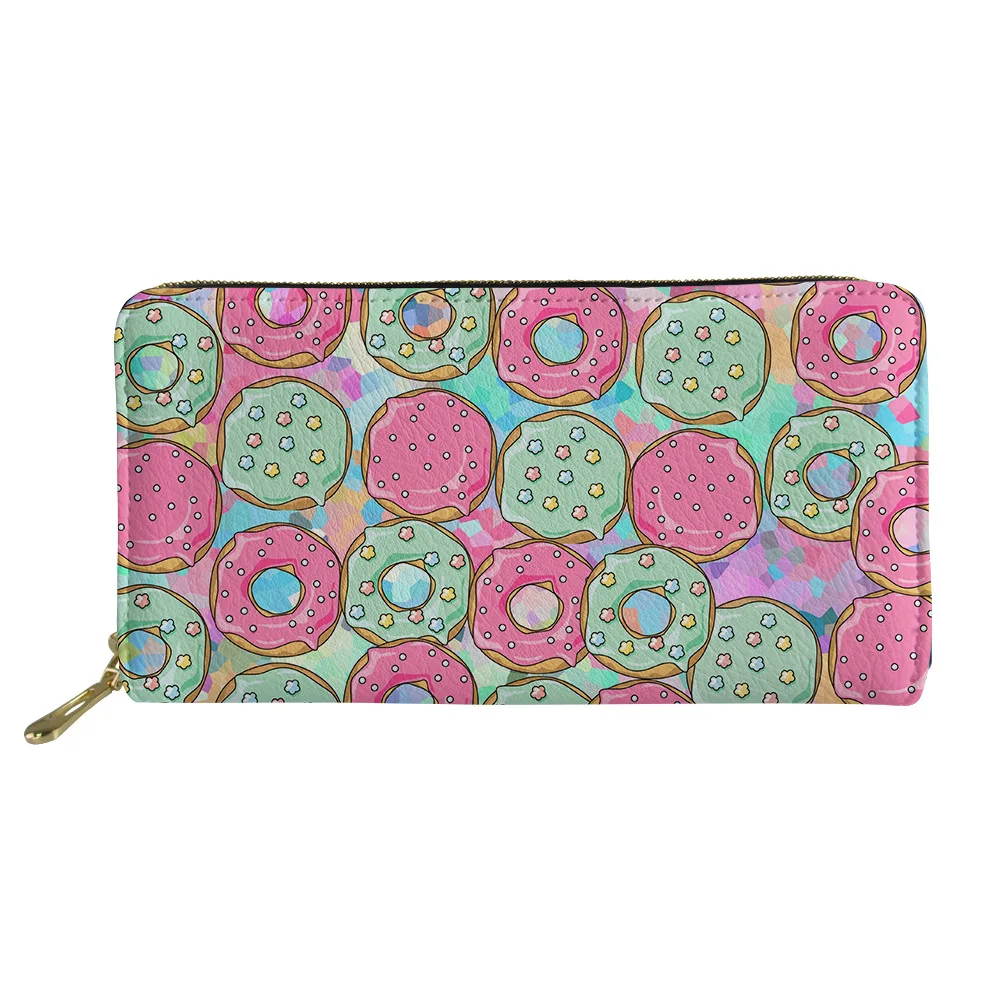 

2022 Custom Wallet Coin Clutch Long fruit pattern Printed Ladies Purses Soft Pu Leather Luxury Wallets For Women Designer Wallet