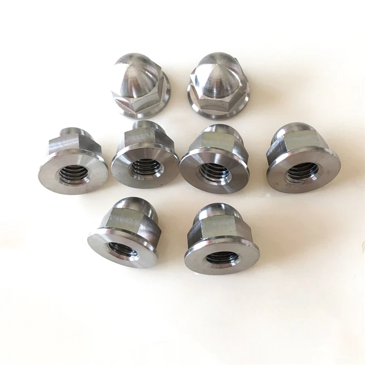 Gr5 M7 M8 Titanium 12 Point Flange Bolts And Nuts For Wheel Hub - Buy ...