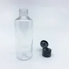 在庫 100 ミリリットルペットローションフリップトップキャップ pet プラスチックボトル化粧品