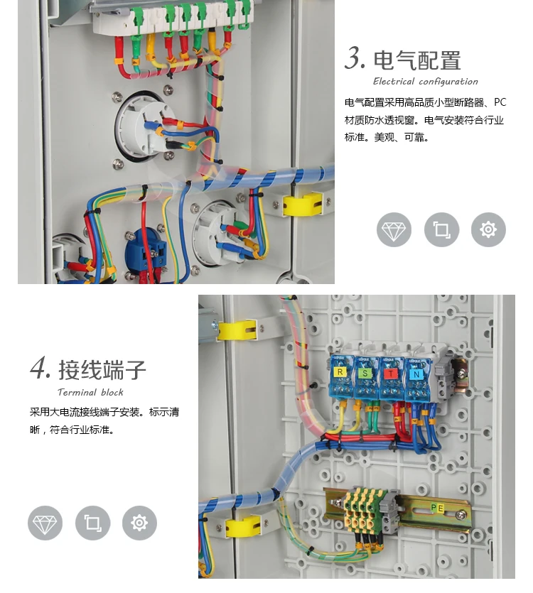 Saipwell Customized Surface Mount Circuit Wiring Schuko Plug With