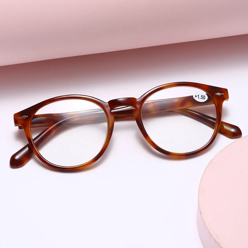 202310 Round frame Glasses 2023 Newest Fashionable Spring Hinge Eyeglasses Reading Glasses For Women Men