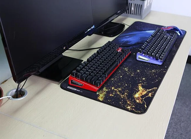 Printed custom eco-friendly natural rubber XXL large  computer sublimation Mouse Pads  for Gamer