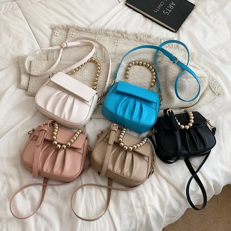 

New Fashion Ladies Cloud Bag With Chain Handle Leather Handbag Luxury Bags Handbags