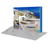 Portable Aluminum Trade Show Exhibition Tension Fabric Backlit Pop-Up Display For Sale