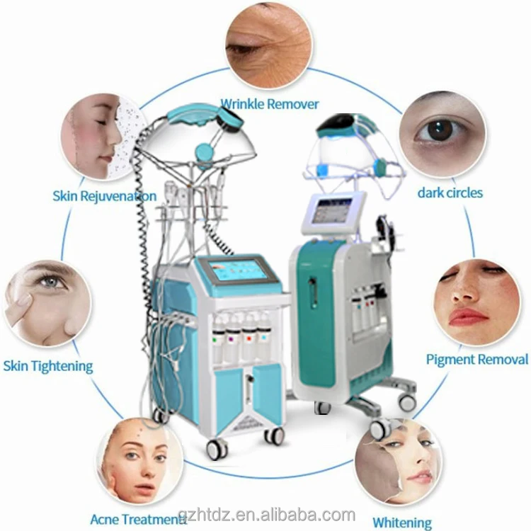 

10 In 1 Oxygen Facial Sprayer Skin Scrubber Hydra Dermabrasion Beauty Skin Management System Microdermabrasion Beauty Machine