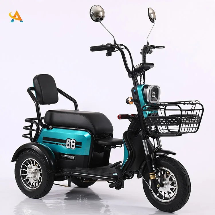 

Hot Sell Electric Tricycle In Electric Scooters 3 Three Wheel Disability With Padals For Adults/elderly, Red