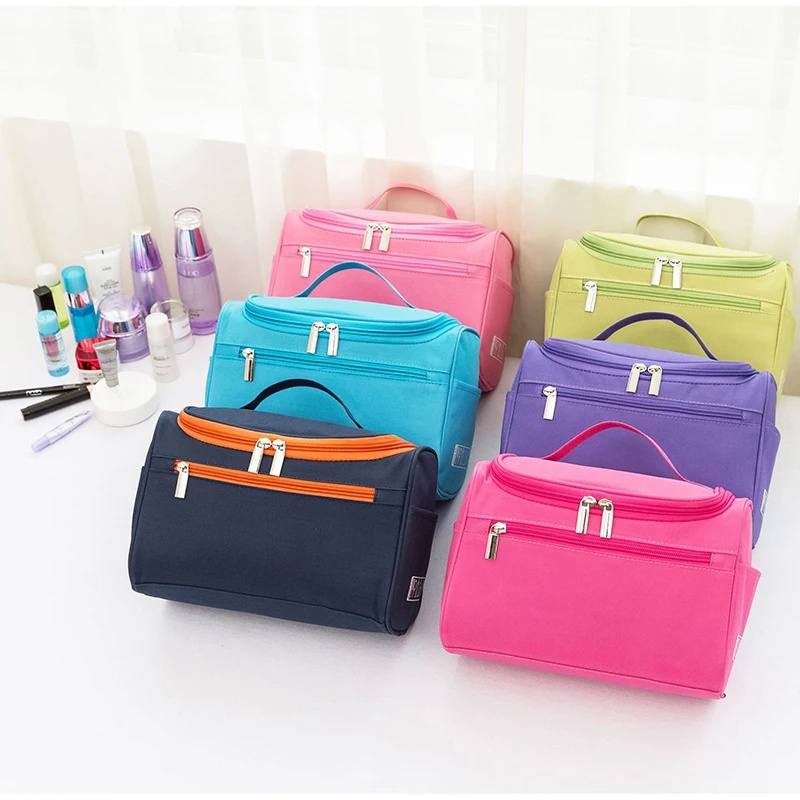 

Sales Promotion Waterproof Hanging Toiletry Makeup Bag Cosmetic Women Travel Makeup Bag, As shown or customized color