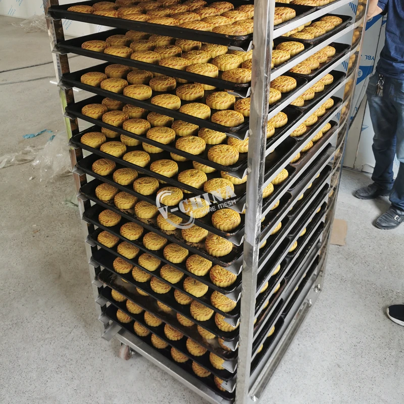 Stainless Steel 201 304 16 Tiers Tray Rack Trolleys For Bakery Buy