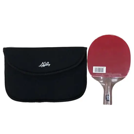 

indoor fitness top Quality Customized Poplar wood Table Tennis Ping Pong Paddle Racket wholesale professional, Red/black