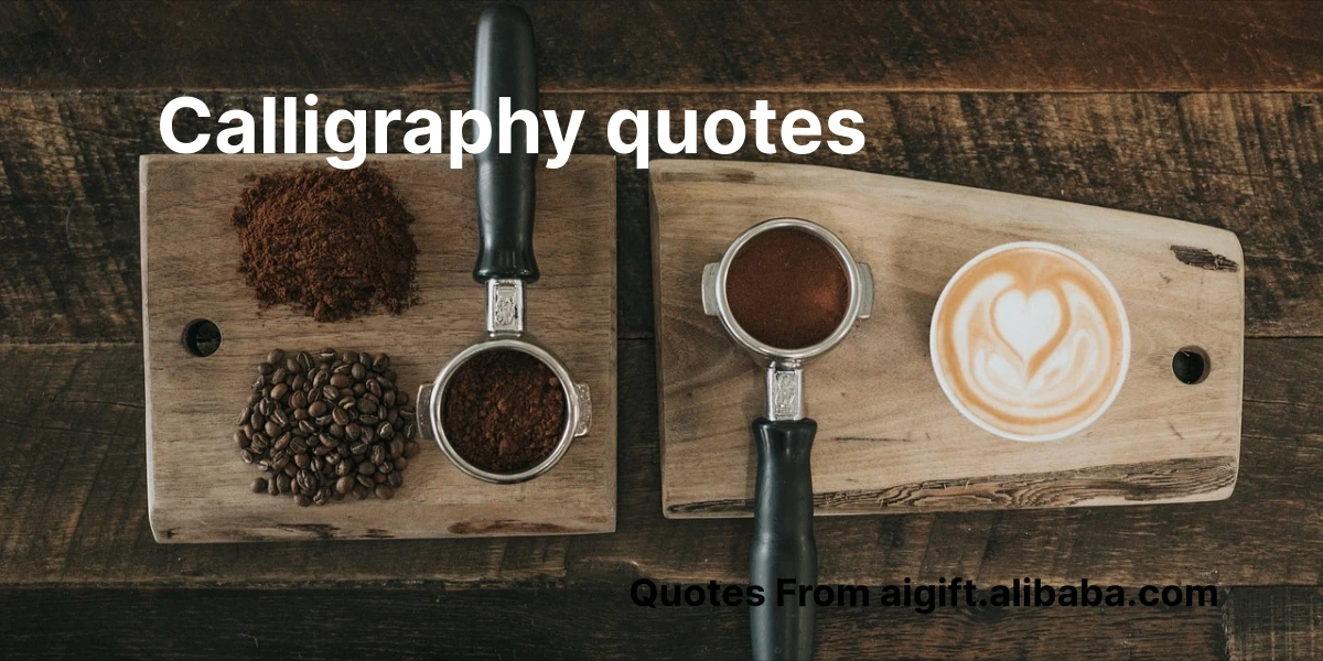 calligraphy quotes