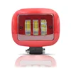 New 30W work light LED 4 inch square red new remote headlight motorcycle light
