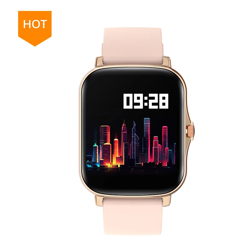 

Y20 smart watch 1.69 inch big screen IP67 waterproof blood pressure heart rate Fashion bluetooth Smart watch wristband, Black, rose gold, blue, pink