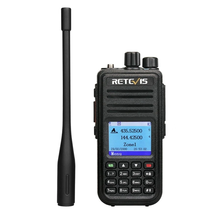 

Handheld 136-174MHz 400-480MHz 3000CH DMR Digital Two Way Radio Walkie Talkie