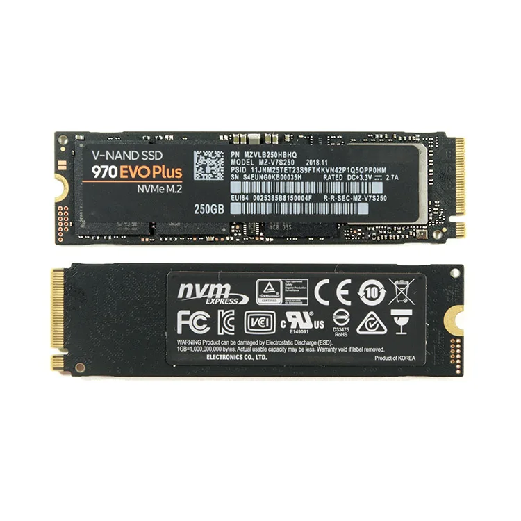 

MZ-V7S250BW for samsung 970 EVO plus 250GB M.2 2280 NVMe brand new solid state drive