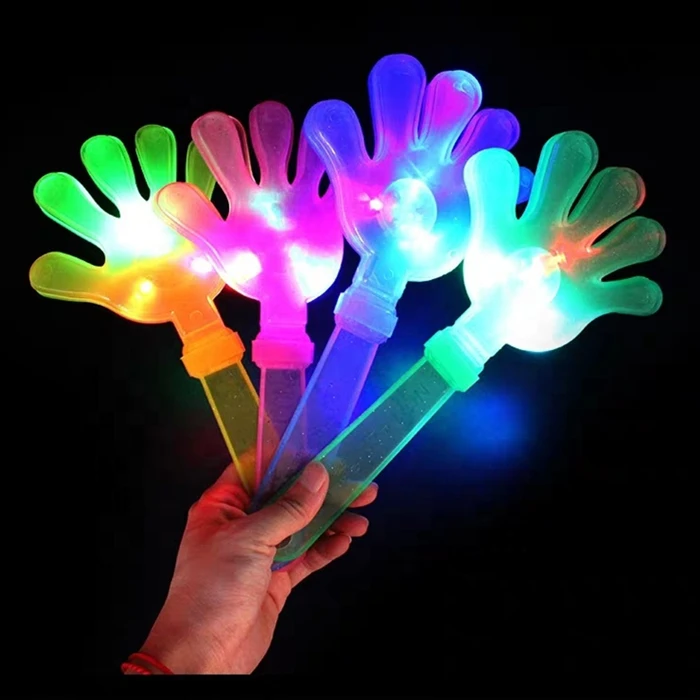 Hand Clap Flashing Concert And Party Led Hand Clapper Plastic Toy Noise ...