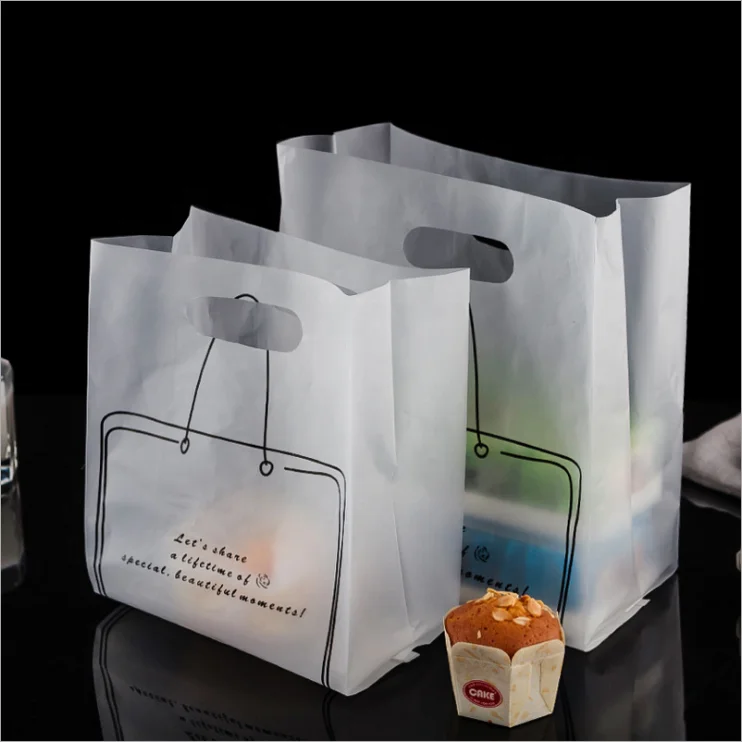 

colorful printing biodegradable custom design plastic take out bag for restaurant